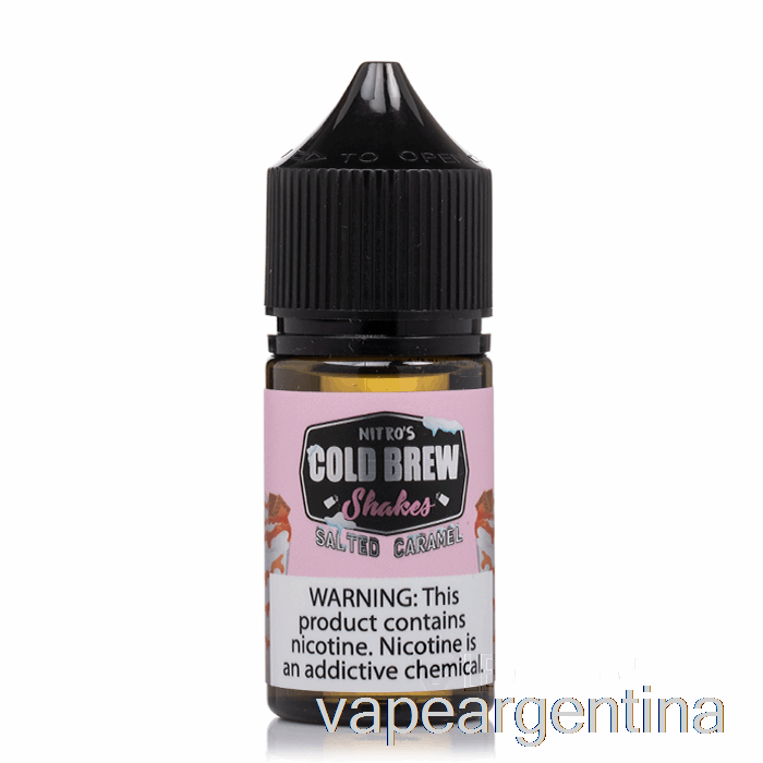 Caramelo Salado - Sales Nitros Cold Brew - 30ml 25mg Vape Descartable